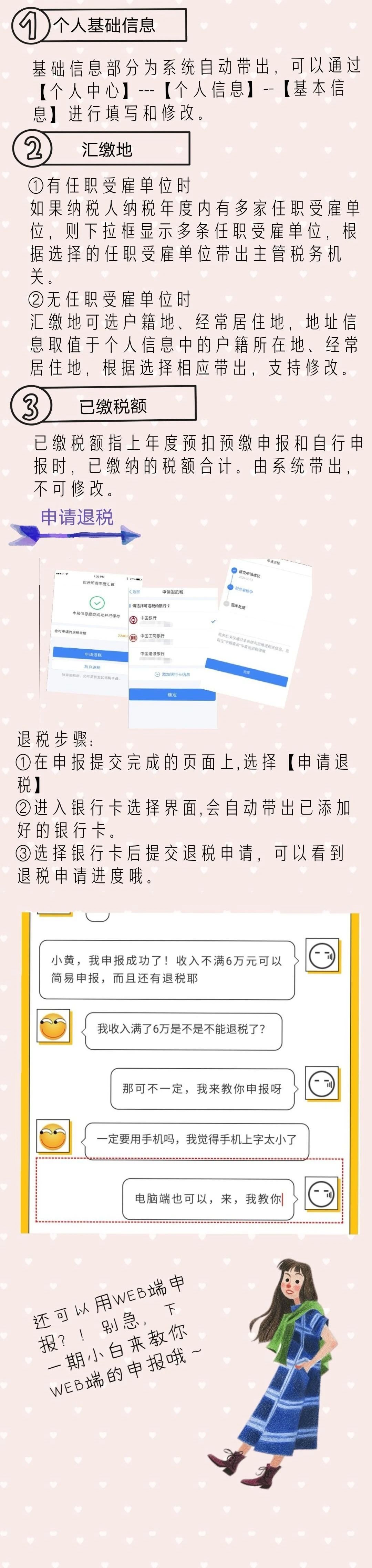 漫畫 | 做完這組辦理流程筆記，再也不用擔心蔡小白不會個稅匯算啦！